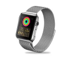 ZUSLAB Stainless Steel Wristbands Band for Apple Watch Series 8 7 6 5 4 3 2 1 SE 42-44-45mm - Silver