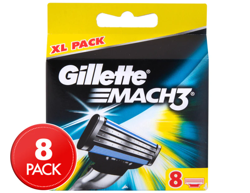 Gillette Mach3 XL Razor Blades 8-Pack