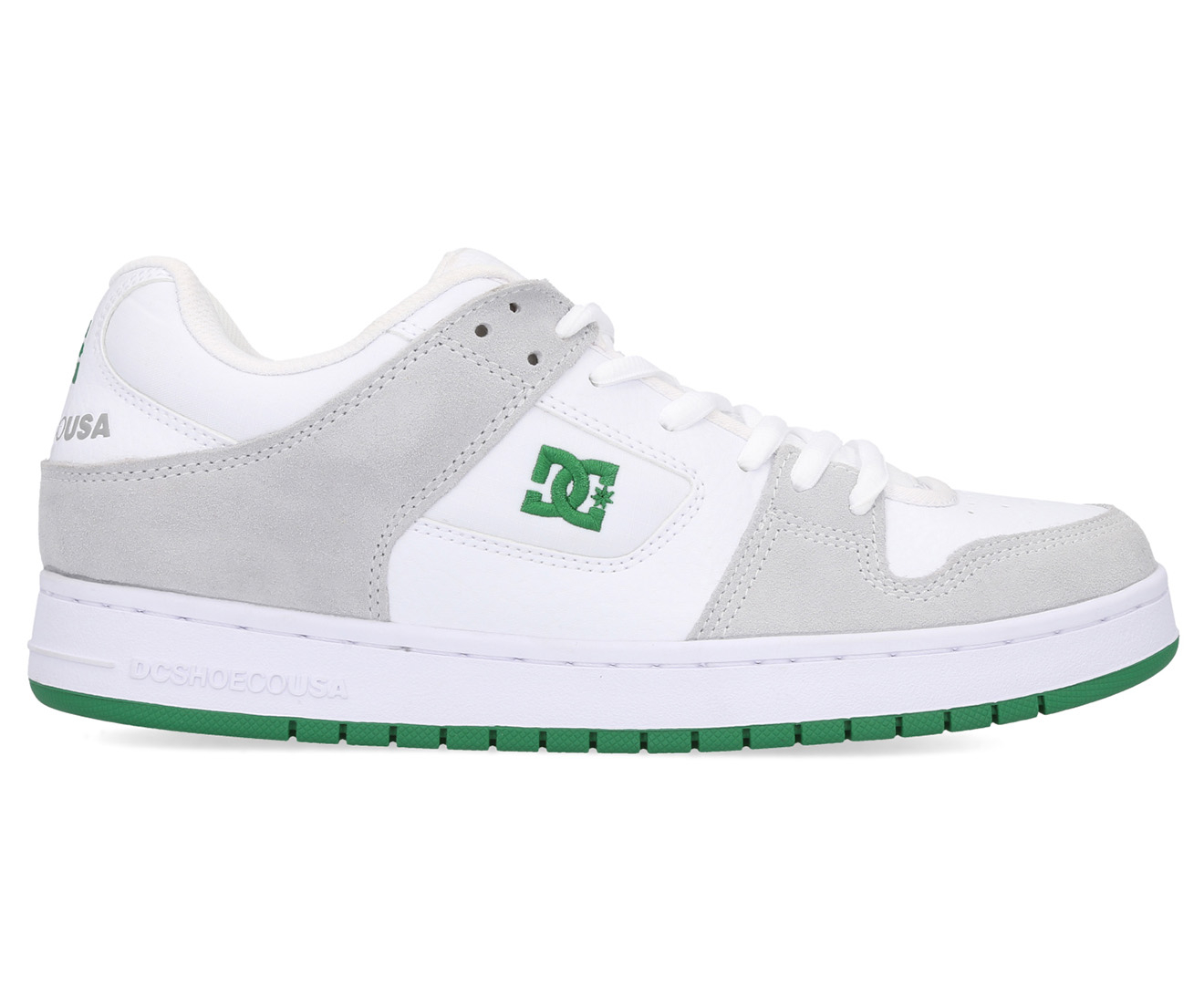 Green and clearance white dc shoes