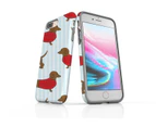 For iPhone 8 Plus Case, Protective Back Cover, Dachshund