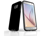 For Samsung Galaxy S7 Edge Case, Armour Tough Protective Cover, Black