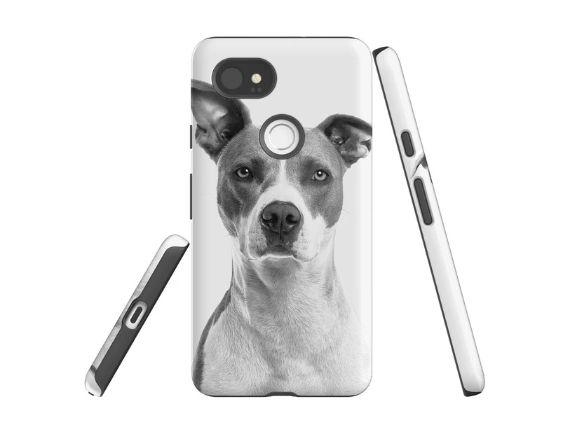 For Google Pixel 2 XL Case, Protective Back Cover, Short Haired Dog