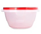 Rubbermaid 3.7L Take Alongs Serving Bowls 2-Pack - Clear/Red