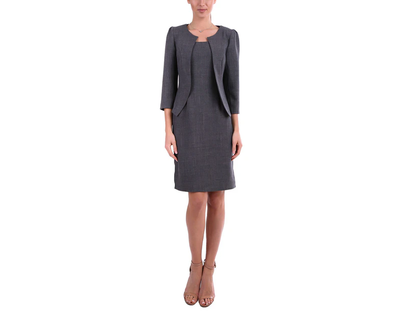 Laura Bettini Women's  2Pc Linen-Blend Dress & Jacket Set