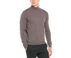 Serge Blanco Men's  Merino-Blend Turtleneck Sweater - Grey