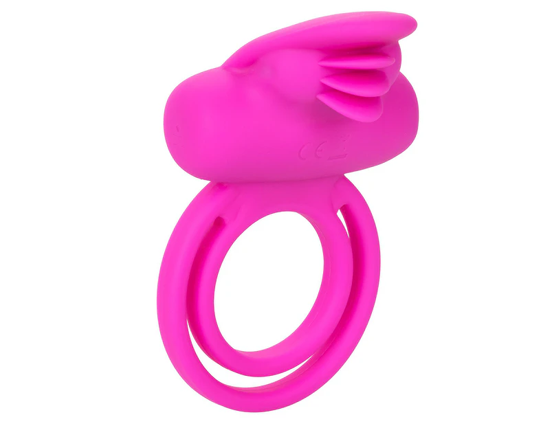 Silicone Rechargeable Dual Clit Flicker - Pink