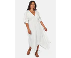 THE POETIC GYPSY Women's Above The Stars Dress in WHITE