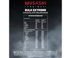 Musashi Bulk Extreme Protein Powder Chocolate Milkshake 2kg 2