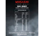 Musashi 100% Whey Protein Powder Vanilla Milkshake 900g