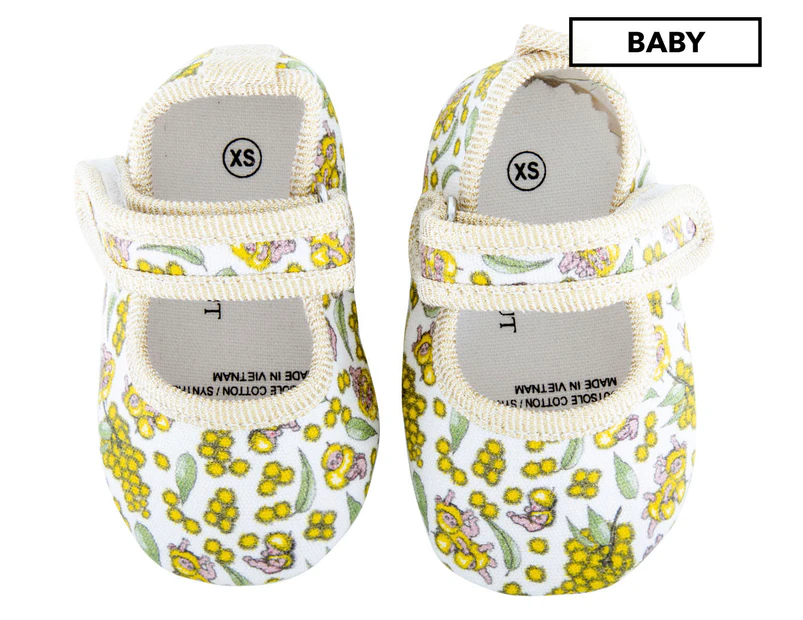 Walnut Melbourne x MG Baby Girls' Mini Charlie Shoes - Wattle Baby