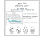 Bubba Blue Breathe Easy Quilted Waterproof Bassinet Mattress Protector