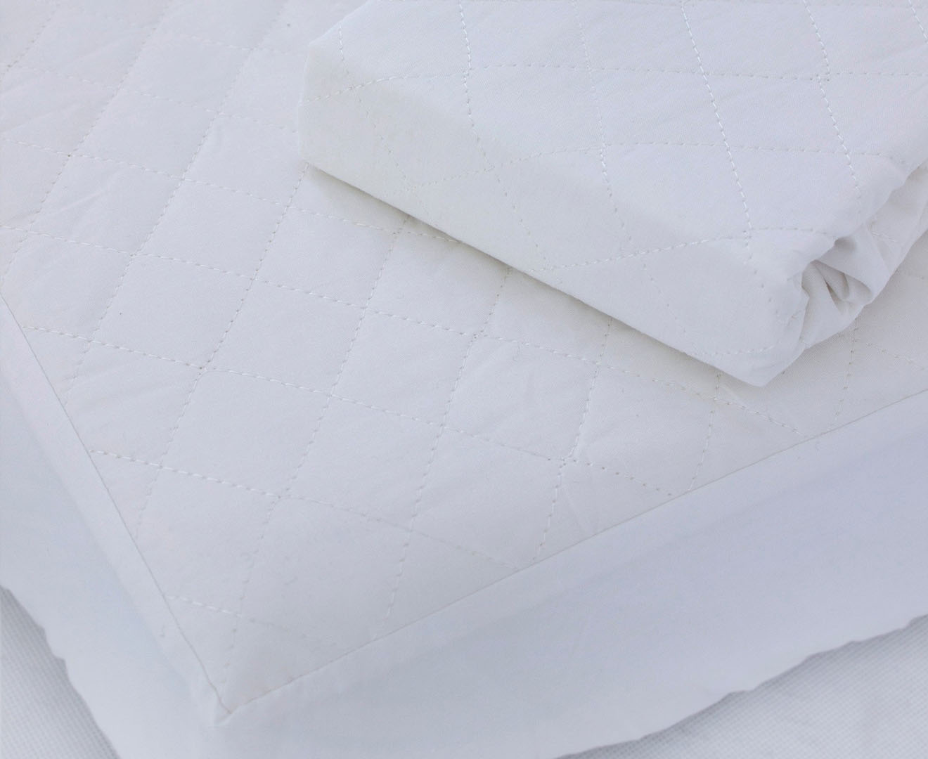 Bubba Blue Quilted Waterproof Cot Mattress Protector | Catch.com.au