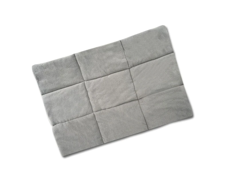 48inch Metal Collapsible Pet Cage Cushions Grey