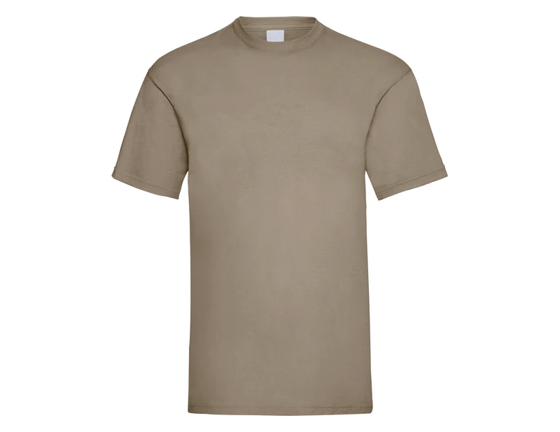 Mens Value Short Sleeve Casual T-Shirt (Sand) - BC3900