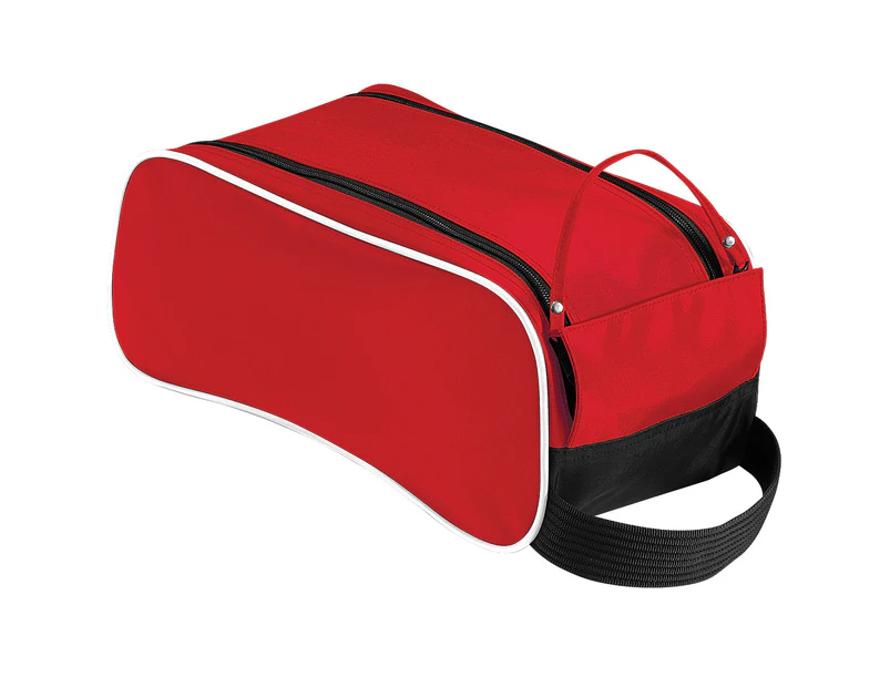 Quadra Teamwear Shoe Bag - 9 Litres (Classic Red/Black/White) - BC775