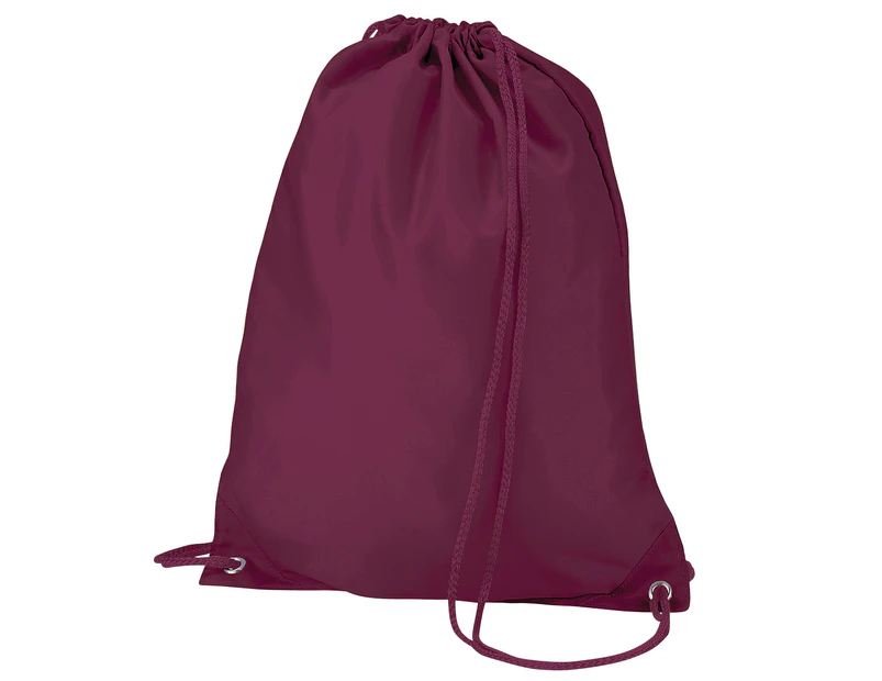 Quadra Gymsac Shoulder Carry Bag - 7 Litres (Burgundy) - BC742