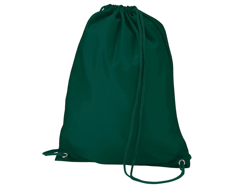 Quadra Gymsac Shoulder Carry Bag - 7 Litres (Bottle Green) - BC742