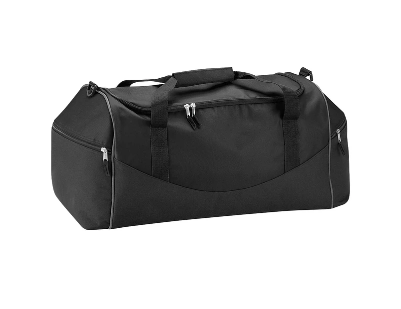 Quadra Teamwear Holdall Duffle Bag (55 Litres) (Black/Graphite) - BC794