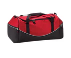 Quadra Teamwear Holdall Duffle Bag (55 Litres) (Classic Red/Black/White) - BC794
