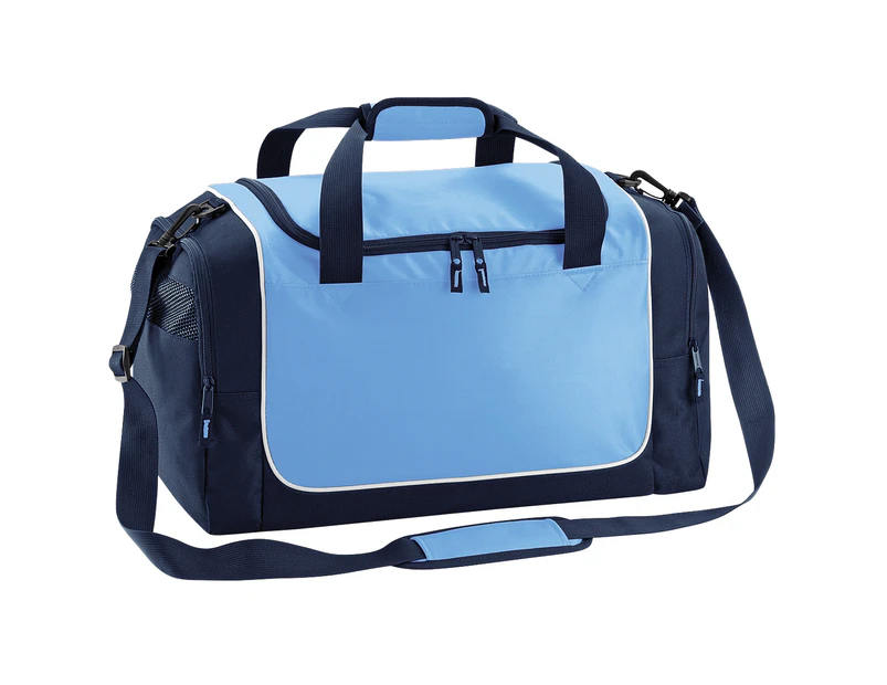 Quadra Teamwear Locker Duffle Bag (30 Litres) (Sky/French Navy/White) - BC795