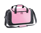 Quadra Teamwear Locker Duffle Bag (30 Litres) (Classic Pink/Graphite/Whi) - BC795