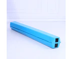 Starter Folding Gymnastics Balance Beam Practice Safe Balance Beam for Kids 240cm/270cm - Blue - 270cm