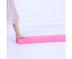 Starter Folding Gymnastics Balance Beam Practice Safe Balance Beam for Kids 240cm/270cm - Pink - 270cm