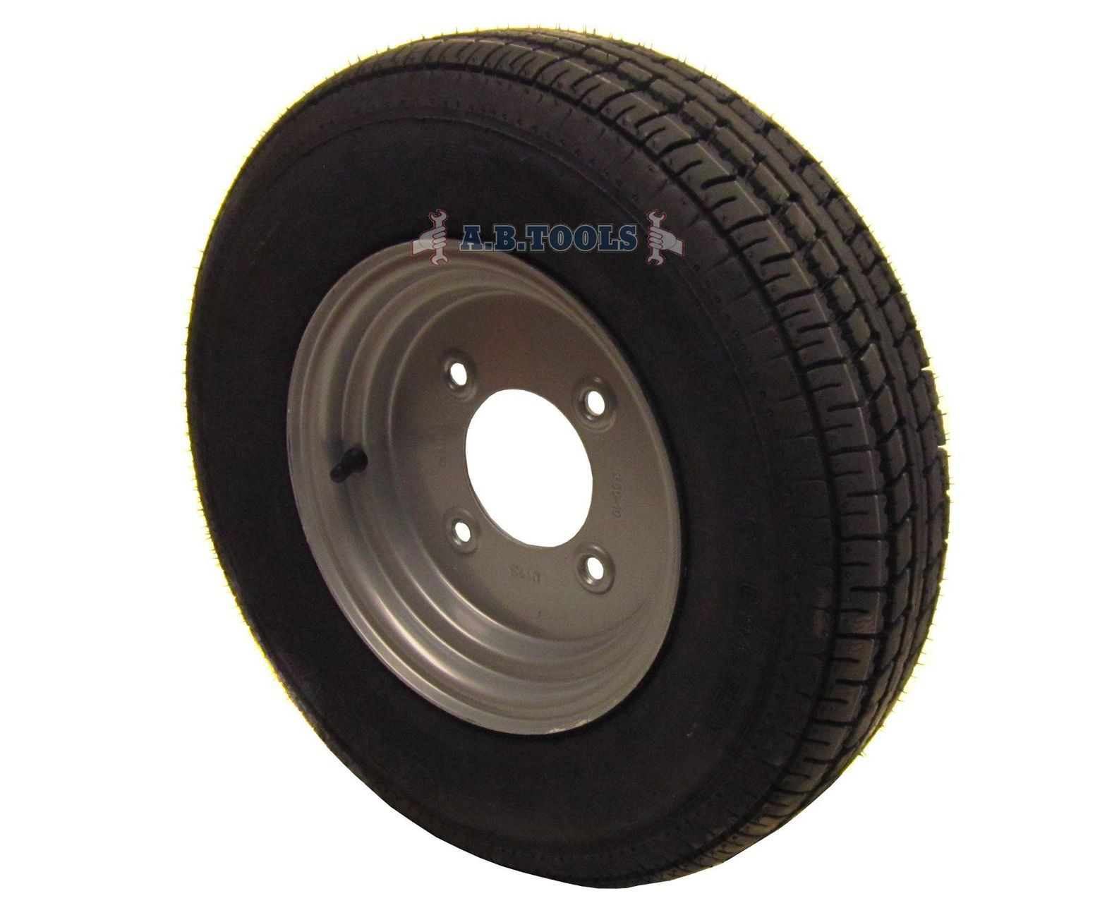 AB Tools 12 Wheel & Tyre for Ifor Williams 3500kg Plant Trailer 155/70 R12 