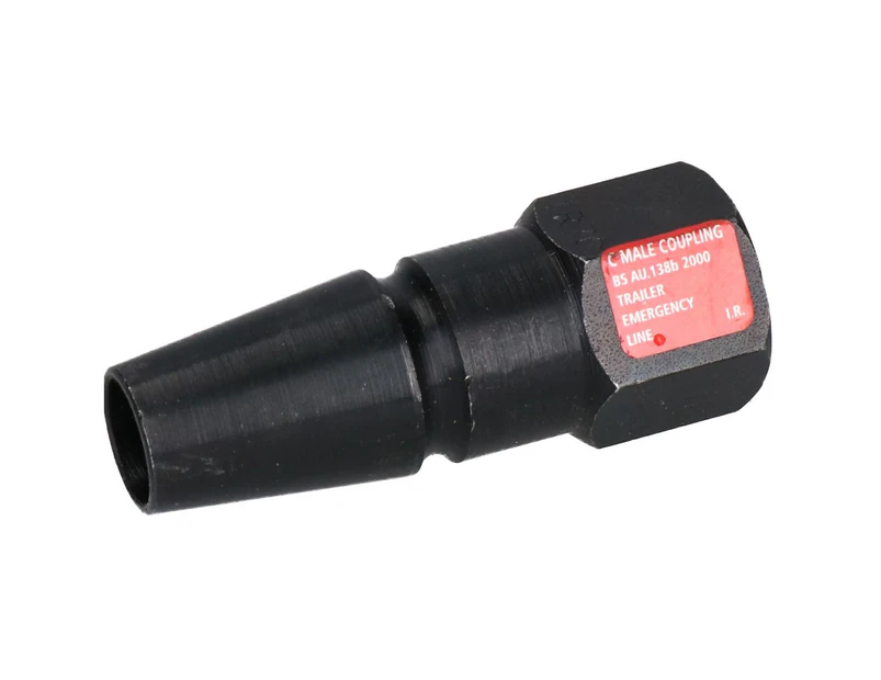 AB Tools HGV Red Line Fitting C Coupling Male Adaptor 1/2" BSP Air Hose Truck Lorry - IR