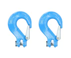 AB Tools Clevis Sling Hook Safety Catch Max Lifting Capacity 2 Ton For 8mm Chain 2pk