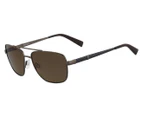 Nautica Men's N5117S Polarised Sunglasses - Dark Gunmetal/Brown