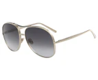 Chloé Women's CE127S Aviator Sunglasses - Gold/Grey