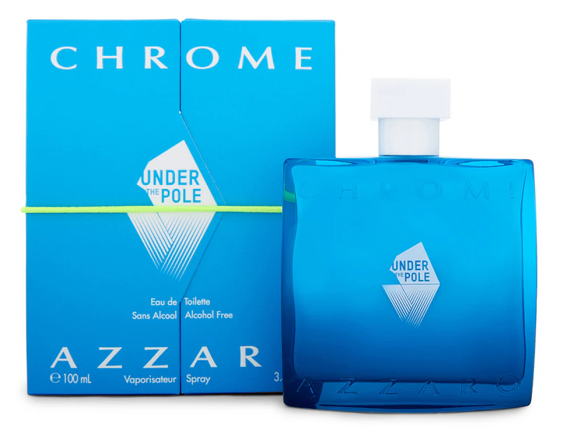 Chrome Under The Pole EDT Spray (Alcohol Free) By Azzaro for Men - 100 ml