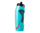 Nike 946ml Hyperfuel Water Bottle Training Hydration Sports Drink BPA Free Aqua/Black