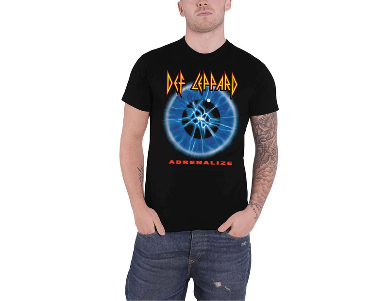 Def Leppard Adrenalize Official Mens   T Shirt - Black