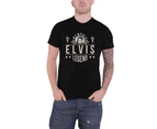 Elvis Presley T Shirt Legend Portrait  Official Mens - Black