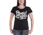 Panic At The Disco T Shirt Marker Band Logo Official Womens Skinny Fit - Black