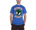Riverdale T Shirt South Side Serpents Tv Show Logo  Official Mens - Blue