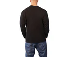 Def Leppard T Shirt Hysteria Band Logo  Official Mens  Long Sleeve - Black