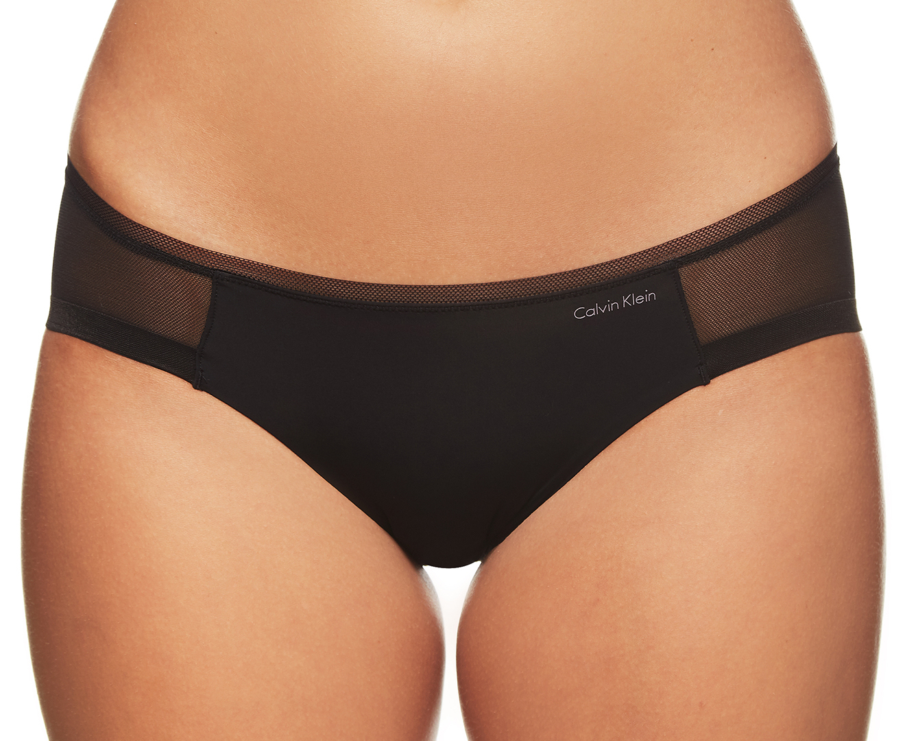 Calvin Klein Women's Chromatic Thongs 3-Pack - Black/Nymphs Thigh