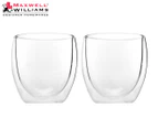 Set of 2 Maxwell & Williams 250mL Blend Double Wall Cups