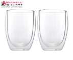 Set of 2 Maxwell & Williams 350mL Blend Double Wall Cups