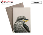 6 x Maxwell & Williams Marini Ferlazzo Birds Greeting Card - Kookaburra