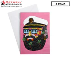 6 x Maxwell & Williams Mulga The Artist Greeting Card - Captain