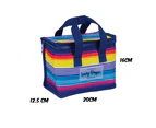Insulated Lunch Box Lunch Bag for Women Men Adults Student Cooler Thermal Tote Bag Storage for Office Work Picnic Outdoor Activities Rainbow