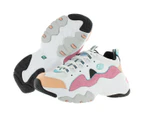 Skechers Womens D'Lites 3.0-Zenway Memory Foam Air-Cooled White/Pink/Blue Walking Shoes