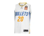 Brisbane Bullets 19/20 NBL Basketball Authentic Away Jersey - Nathan Sobey