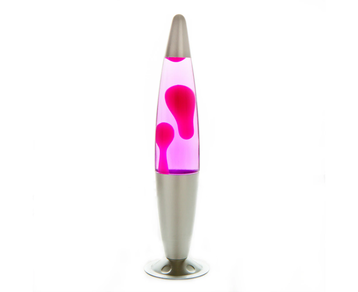 MDI Peace Motion Pink/Silver Lava Lamp