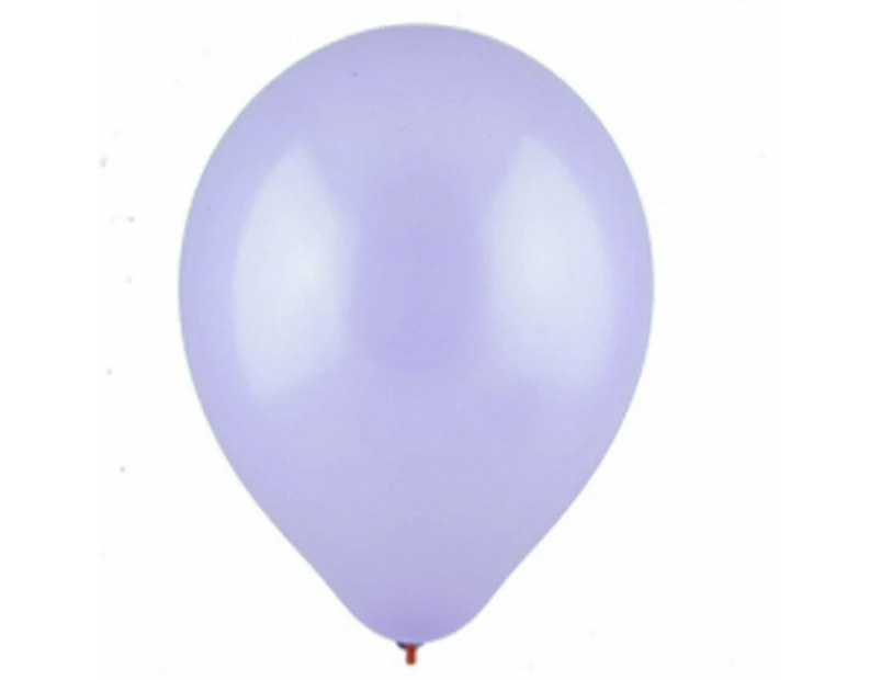 50x Light Purple Latex Standard 25cm Helium Balloons Balloon Party Wedding Birthday