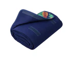 Lazy Dayz Fleece Picnic Rug Portable Outdoor Camping Mat Durable Fabric Foldable Waterproof Large Size Lightweight Beach Mat w/Carry Strap MOSSMAN